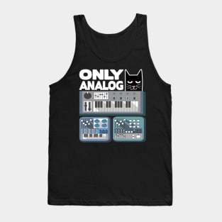 Only Analog Cat Modular Synthesizer Synth Drum Tank Top